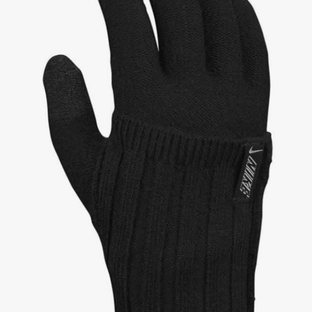 Nike Black Knit Gloves New